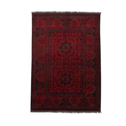 Ručne viazaný Afganský koberec do obývačky 106x146