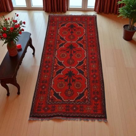 Afganský koberec Caucasian 52x143 ručne viazaný orientálny koberec do obývačky alebo spálne