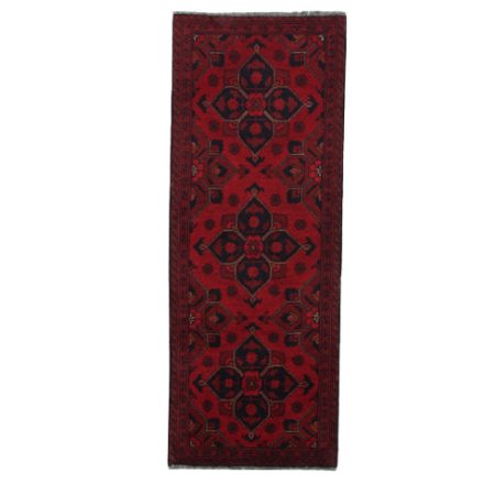 Ručne viazaný Afganský koberec do obývačky 52x140