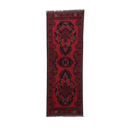 Ručne viazaný Afganský koberec do obývačky 50x147