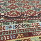 Extra veľký koberec Kilim 404x814 ručne tkaný afgán vlna kilim