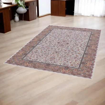 Perzský koberec Isfahan béžový 150x225 prémiový akrylový koberec z Iránu