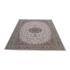 Perzský koberec Isfahan béžový 150x225 prémiový akrylový koberec z Iránu