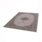Perzský koberec Isfahan béžový 150x225 prémiový akrylový koberec z Iránu
