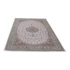 Perzský koberec Isfahan béžový 150x225 prémiový akrylový koberec z Iránu