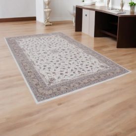   Perzský koberec Isfahan béžový 150x225 luxusný akrylový koberec do obývačky