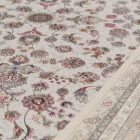 Perzský koberec Isfahan béžový 150x225 prémiový akrylový koberec z Iránu