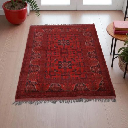 Afganský koberec Bokhara 100x144 ručne viazaný orientálny koberec do obývačky alebo spálne