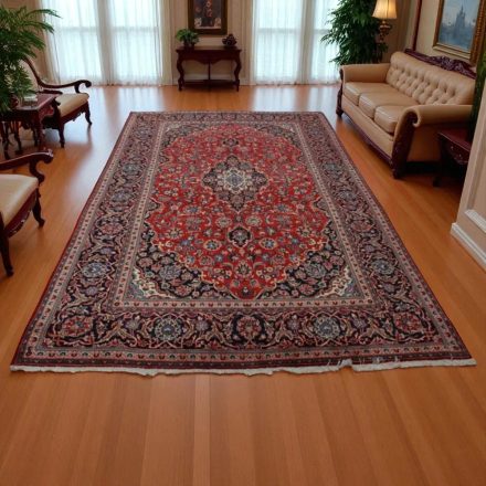 Perzský koberec Kashan 201x323 ručne viazaný iránsky koberec do obývačky