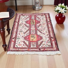 Kilim tkaný vlněný koberec 100x143 koberec do obývačky, koberec do spalne