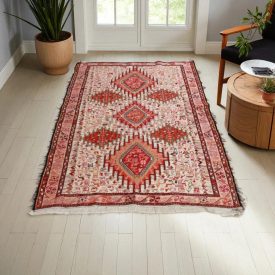Kilim tkaný vlněný koberec 102x184 koberec do obývačky, koberec do spalne