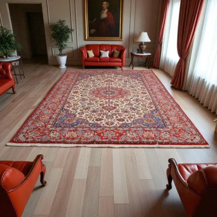 Veľký vlněný koberec Iszfahan 268x360 koberec do obývačky, Perzske koberce