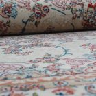 Okruhly koberec bezovy Medalion 100x100 prémiový Perzsky koberec z akrylu