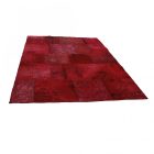 Design koberec fialový Patchwork 165x222 koberec do obývačky