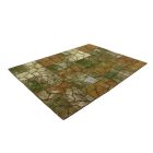 Design koberec zelený Patchwork 171x240 koberec do obývačky