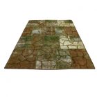 Design koberec zelený Patchwork 171x240 koberec do obývačky