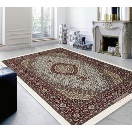 Perzsky koberec bezovy Mahi 200x300 kvalitný koberec do obývačky alebo spálne