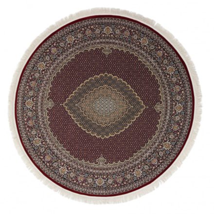 Okruhly koberec bordovy Mahi 200x200 prémiový Perzsky koberec