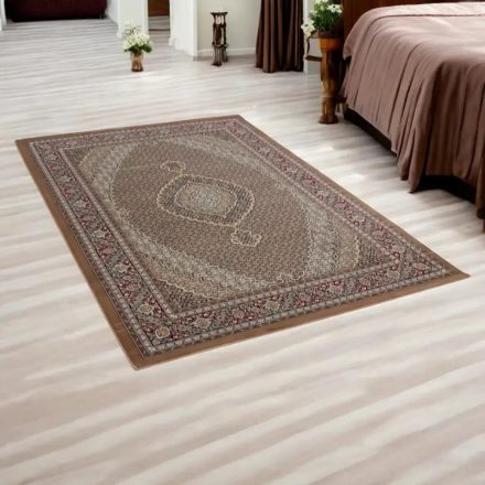 Perzsky koberec hnedy MAHI 140x200 luxusný koberec z akrylu