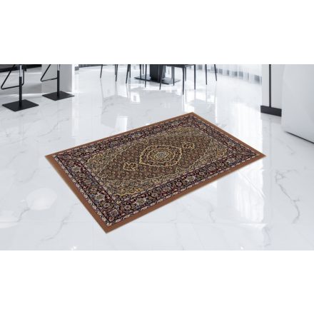 Perzsky koberec hnedy Mahi 80x120 kvalitný koberec do obývačky alebo spálne