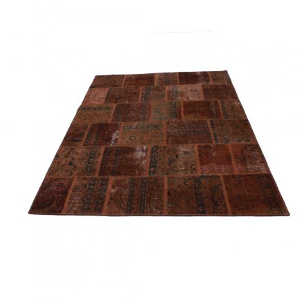 Design koberec hnedý Patchwork 170x235 koberec do obývačky