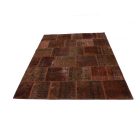 Design koberec hnedý Patchwork 170x235 koberec do obývačky