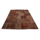 Design koberec hnedý Patchwork 170x235 koberec do obývačky