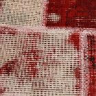 Design koberec bordový-biely Patchwork 170x241 koberec do obývačky