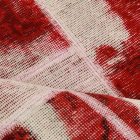 Design koberec bordový-biely Patchwork 170x241 koberec do obývačky