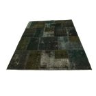 Design koberec zelený Patchwork 168x239 koberec do obývačky