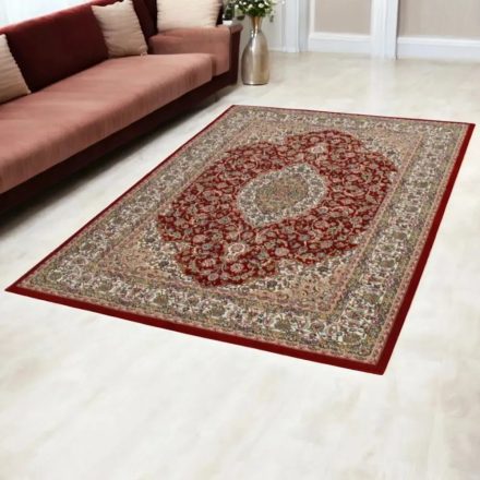 Perzský koberec Isfahan bordová 200x300 kvalitný akrylový koberec do obývačky