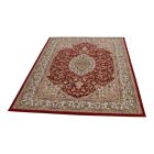 Perzský koberec Isfahan bordová 200x300 kvalitný akrylový koberec do obývačky