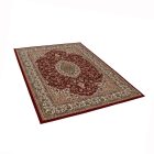 Perzský koberec Isfahan bordová 200x300 kvalitný akrylový koberec do obývačky
