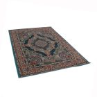 Perzsky koberec modry TABRIZ 160x230 luxusný koberec do obývačky z akrylu