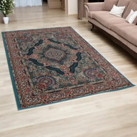 Perzsky koberec modry 200x300 kvalitný koberec do obývačky
