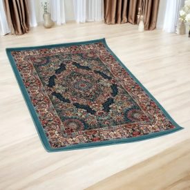 Luxusný akrylový koberec so vzorom Tabriz - modrý 80x120