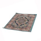 Perzsky koberec modrý Tabriz 80x120 exkluzívny akrylový koberec