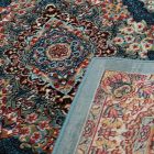 Perzsky koberec modrý Tabriz 80x120 exkluzívny akrylový koberec