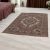 Perzsky koberec hnedy MEDALION 140x200 luxusný kusový koberec z akrylu