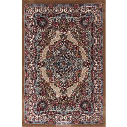 Perzsky koberec hnedy Medalion 160x230 kvalitný koberec do obývačky alebo spálne