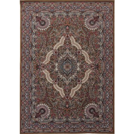 Perzsky koberec hnedy Medalion 200x300 prémiový koberec do obývačky alebo spálne