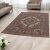 Perzsky koberec hnedy 200x300 luxusný koberec do obývačky