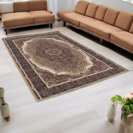 Luxusný akrylový koberec so vzorom Kerman - hnedý 200x300