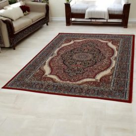   Perzsky koberec bordovy MEDALION 160x230 exkluzívny koberec z akrylu