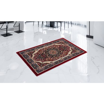 Perzsky koberec bordovy Medalion 80x120 kvalitný koberec do obývačky alebo spálne