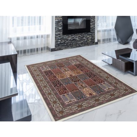 Perzsky koberec bezovy Kheshti 140x200 prémiový koberec do obývačky alebo spálne