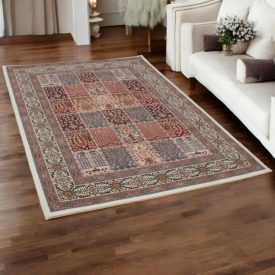  Perzsky koberec bezovy KHESHTI 160x230 exkluzívny koberec z akrylu