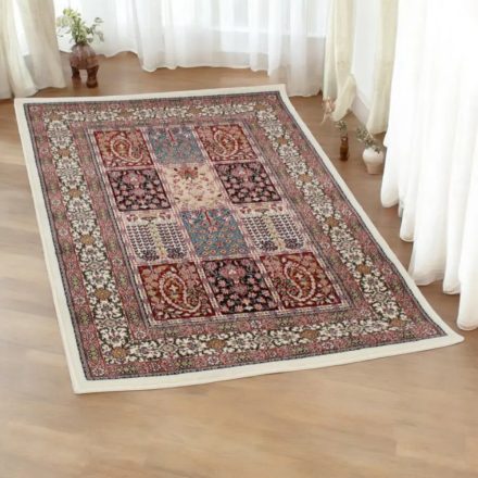 Perzsky koberec bezovy Kheshti 80x120 prémiový koberec do obývačky alebo spálne