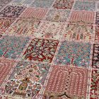Perzsky koberec bordovy KHESHTI 140x200 luxusný koberec z akrylu
