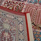 Perzsky koberec bordovy KHESHTI 140x200 luxusný koberec z akrylu